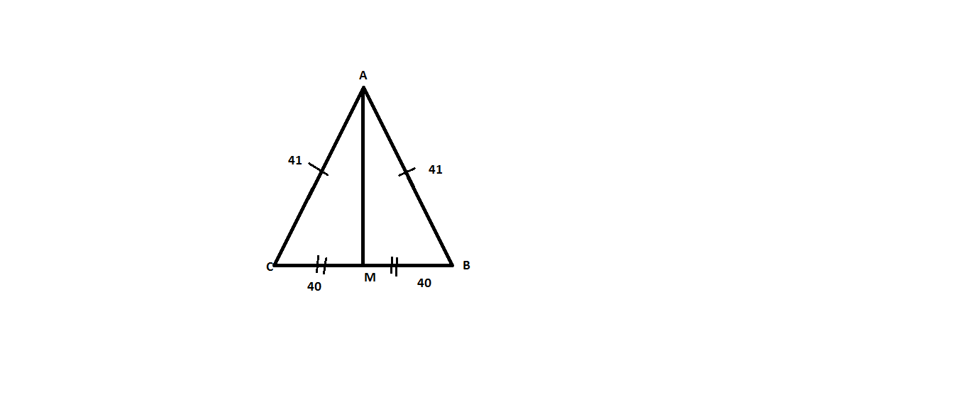 В равностороннем треугольнике abc провели медиану am