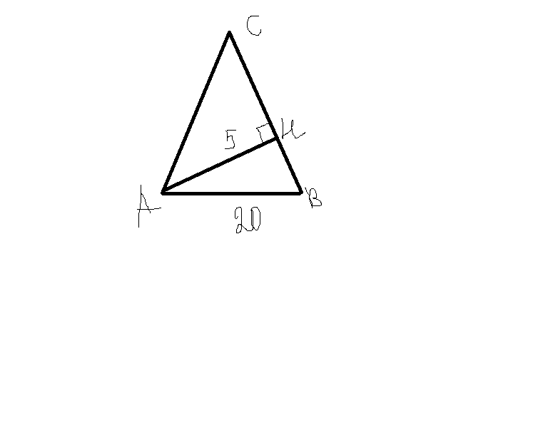 Abc ac bc ah высота найдите. В треугольнике АВС AC 20 BC 5. В треугольнике AC=BC , Ah– высота, ab=5. В треугольнике ABC AC BC Ah высота TGBAC 24/7.