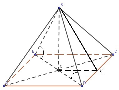 Боковые ребра наклонены к плоскости основания. ABCD правильная пирамида ad=bd=CD=5 см. Что лежит в основании четырехугольной пирамиды. Диагональ квадрата, лежащего в основании правильной пирамиды. Правильную четырехугольную пирамиду наклонить на ребро.