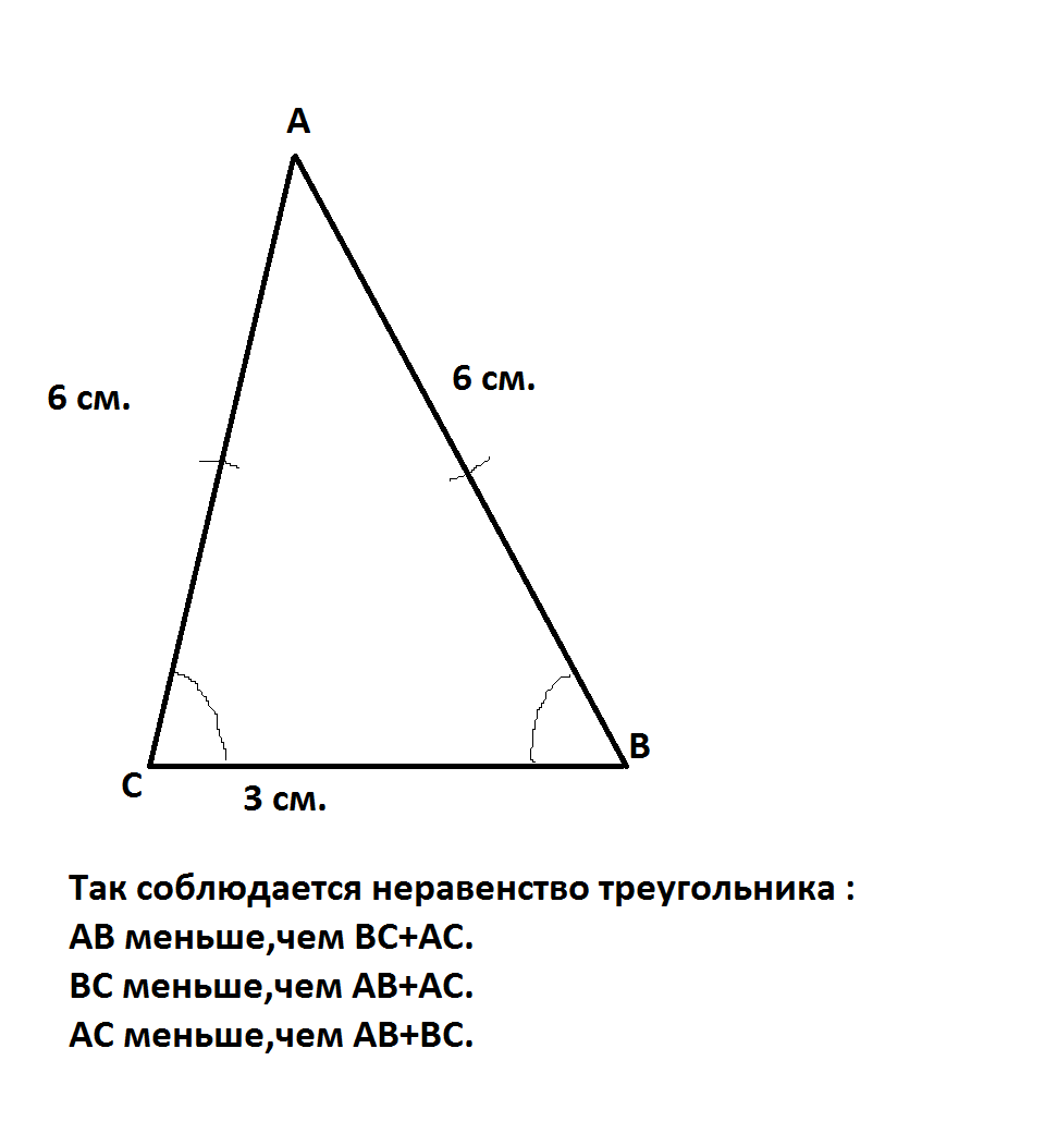 Длина равнобедренного треугольника