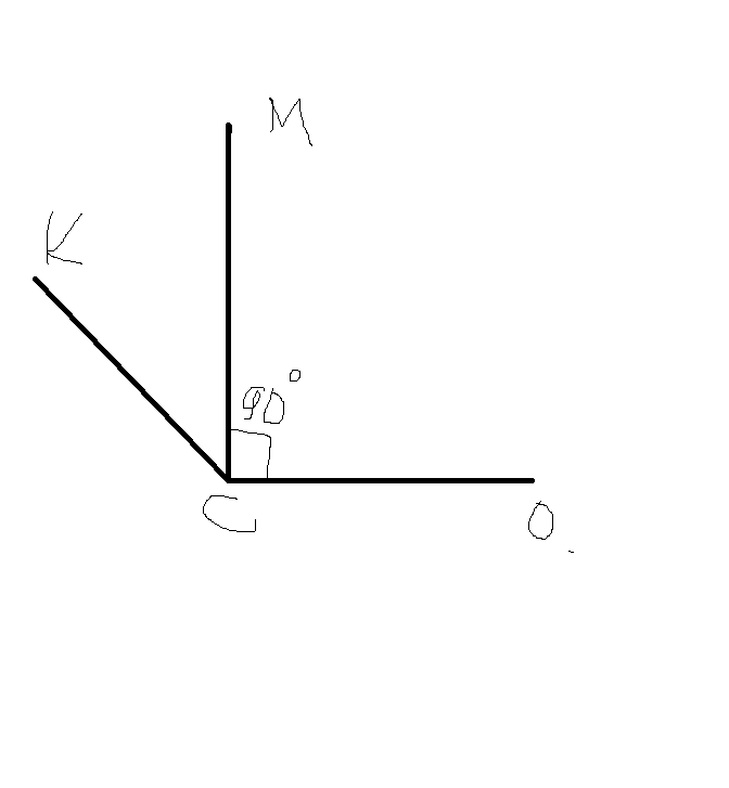 Рисунок внутреннего угла. Произвольные углы рисунок. Начертите прямой угол МНК.