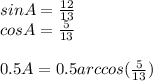 Изображение к ответу 1)В прямоугольном треугольнике АВН , АВ равна 13, так как sinA=12/13, тогда по теореме  Пифагора АН=√13^2-12^2 = 5В прямоугольном треугольнике  ВНС , ВН/ВС=4/5 12/ВС=4/5ВС=15тогда НС=√15^2-12^2= 9Тогда АС=5+9=14 .  По теореме синусов 15/12/13=2R13*15/24 = RR=8.125 Длина окружности L=2*pi*8.125 = 16.25 pi2)    Я вычислил уже стороны они равны    15;14;13 по  формуле    Герона  p=(15+14+13)/2=21 S=√21*6*7*8 = 84 Ответ 84 3)  Найдем  длину самой биссектрисы   так как тогда по теореме косинусов , отрезок первый тогда второй