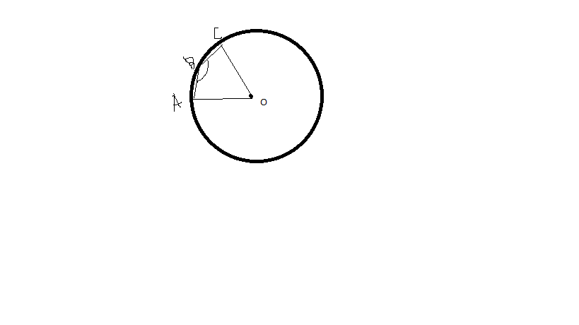 Помоги пожалуйста!!!Точка О центр окружности угол ABC=145 найдите величину угла AOC.Рисунок во вложении.Ответ должен получиться 70 градусовЗагрузить png